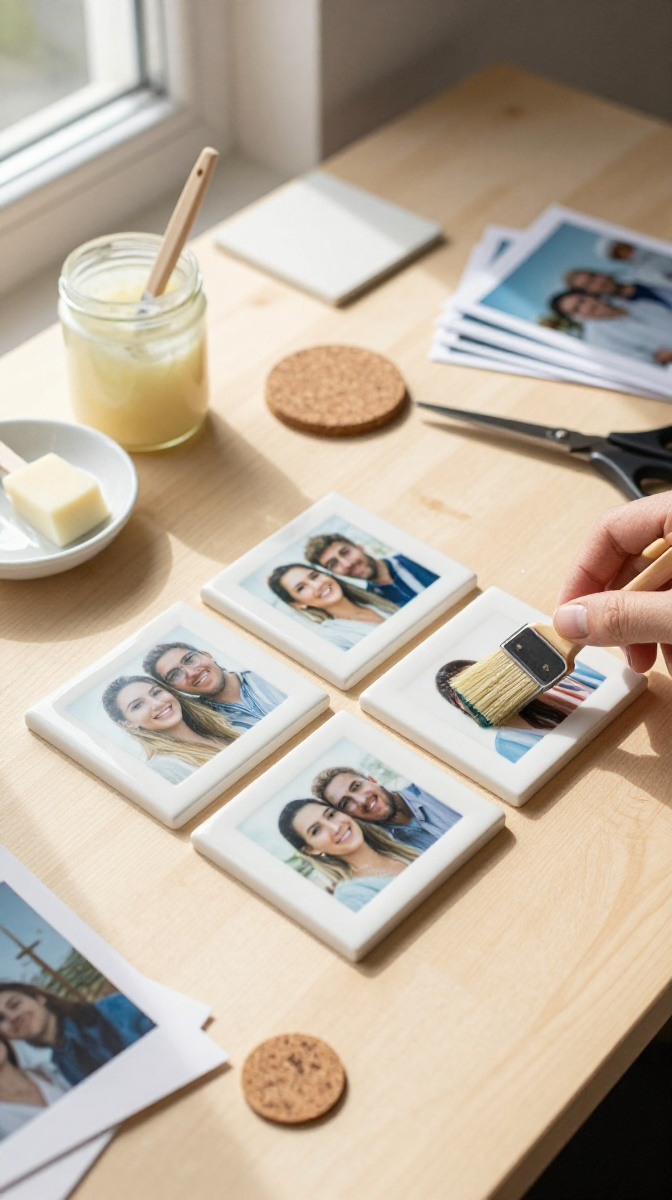 Custom Photo Coasters