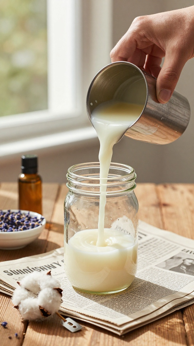 Custom Scented Candles in Upcycled Jars