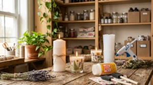 DIY Candle Decor on a Budget
