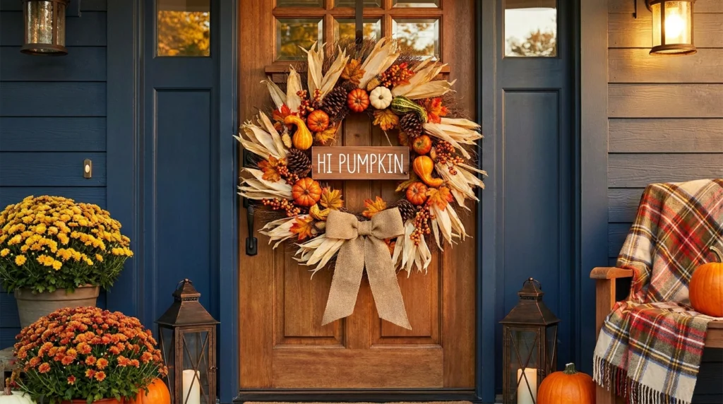 DIY Fall Wreath Ideas Cozy Up Your Front Door