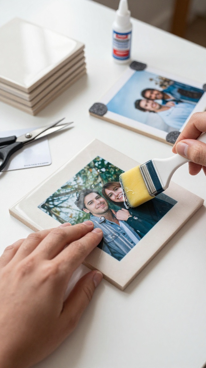 DIY Photo Coasters That Actually Look Good