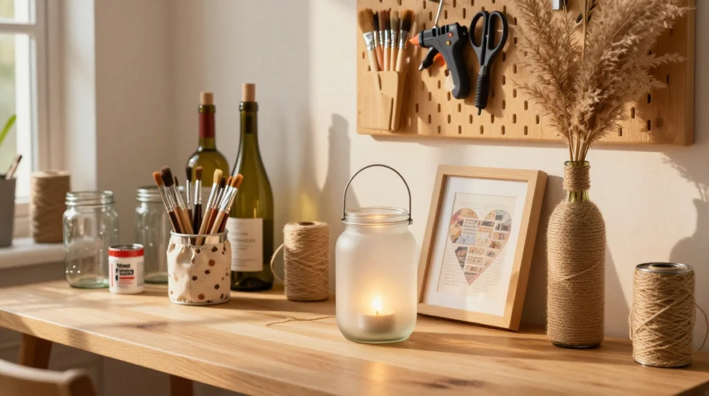 DIY Recycled Crafts for Adults