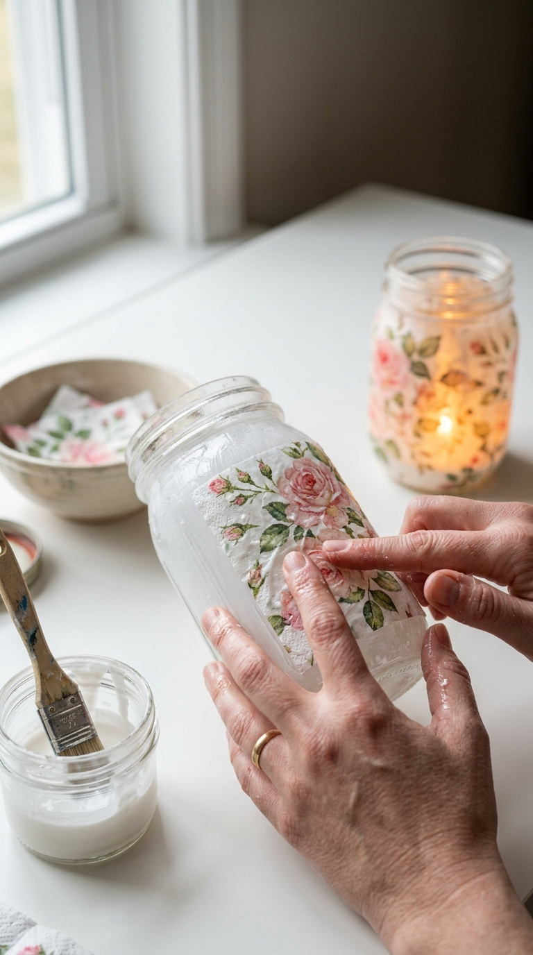 Decoupage Napkin Holders