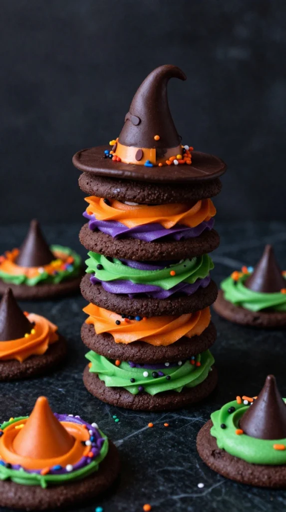Devil’s Food Cake Mix Witch Hats