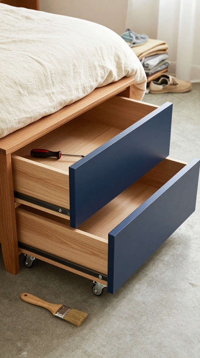 Dresser Drawer to Under-Bed Storage