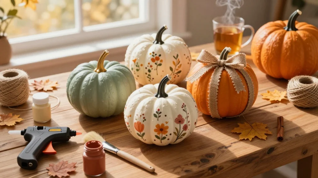 Easy DIY Pumpkin Decorations for a Cozy Fall Vibe