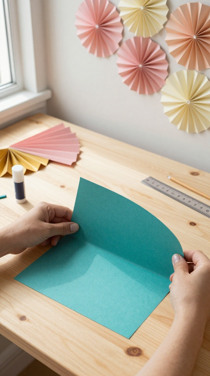 Easy Paper Fan Wall