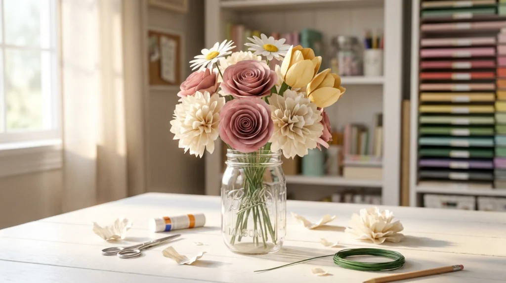 Easy Paper Flower Making Ideas