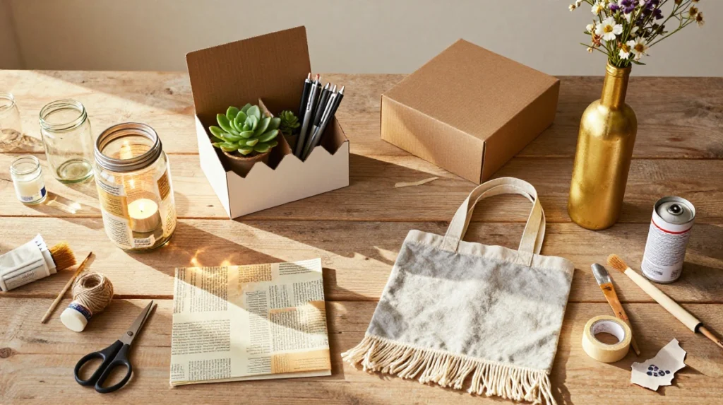 Easy Recycled Crafts for Beginners