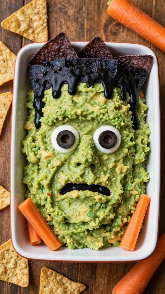 Frankenstein Guacamole Dip Bowl