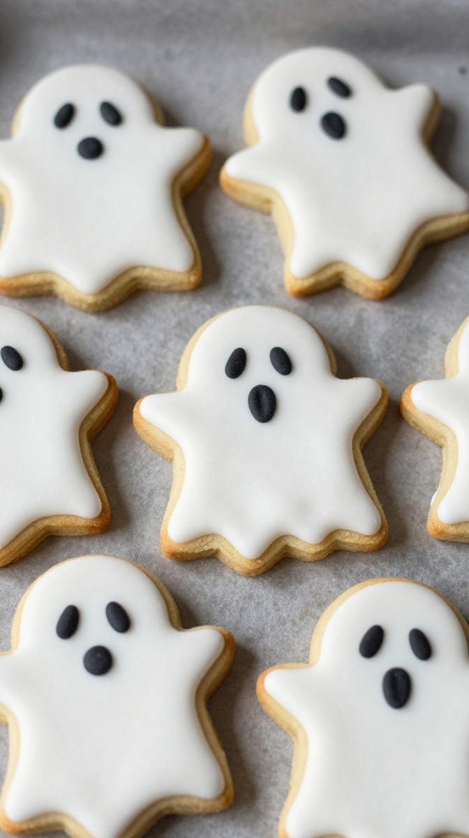 Ghost Sugar Cookies