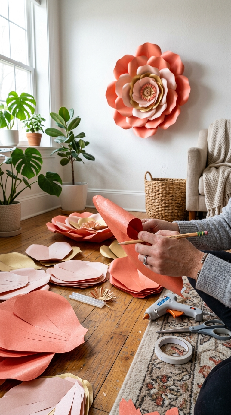 Giant Paper Flowers
