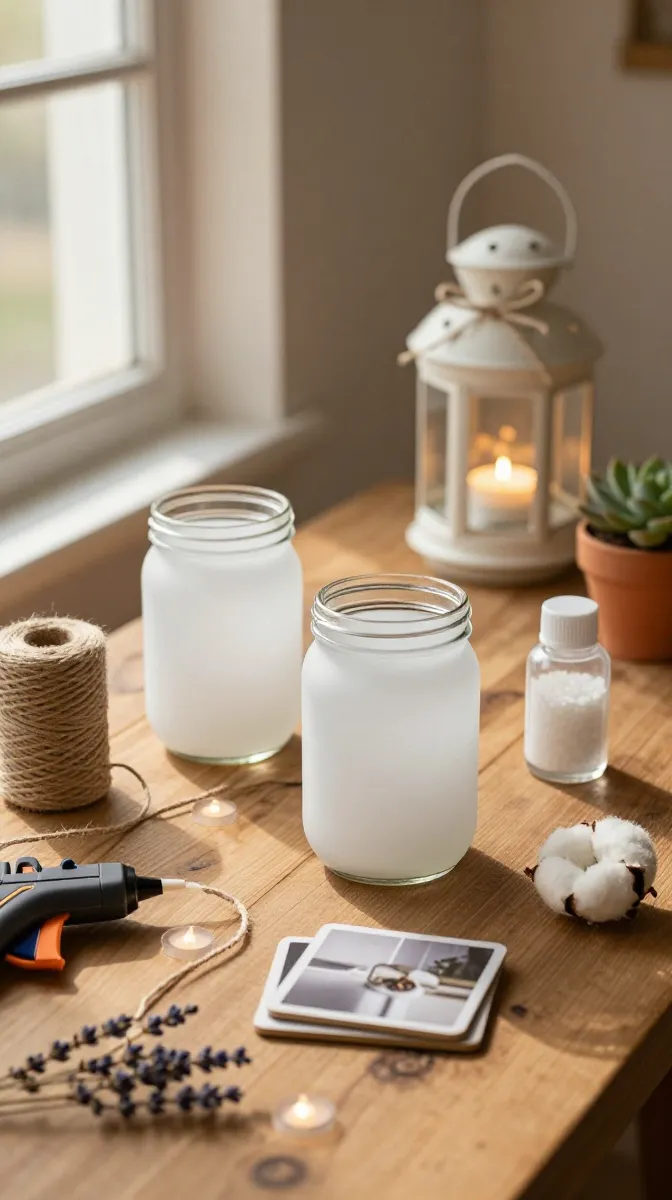 Glass Jar Lanterns That Look Boutique