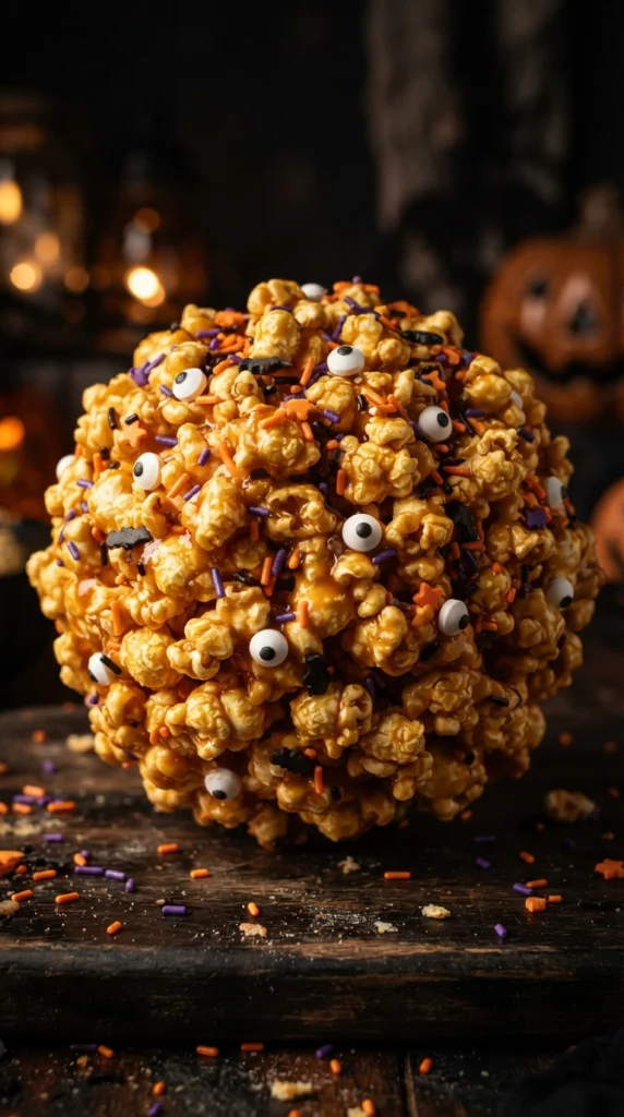 Halloween Popcorn Balls