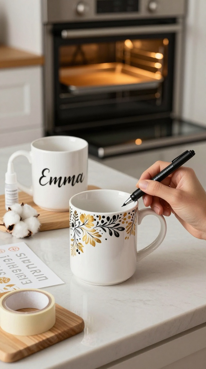 Hand-Painted Personalized Mugs