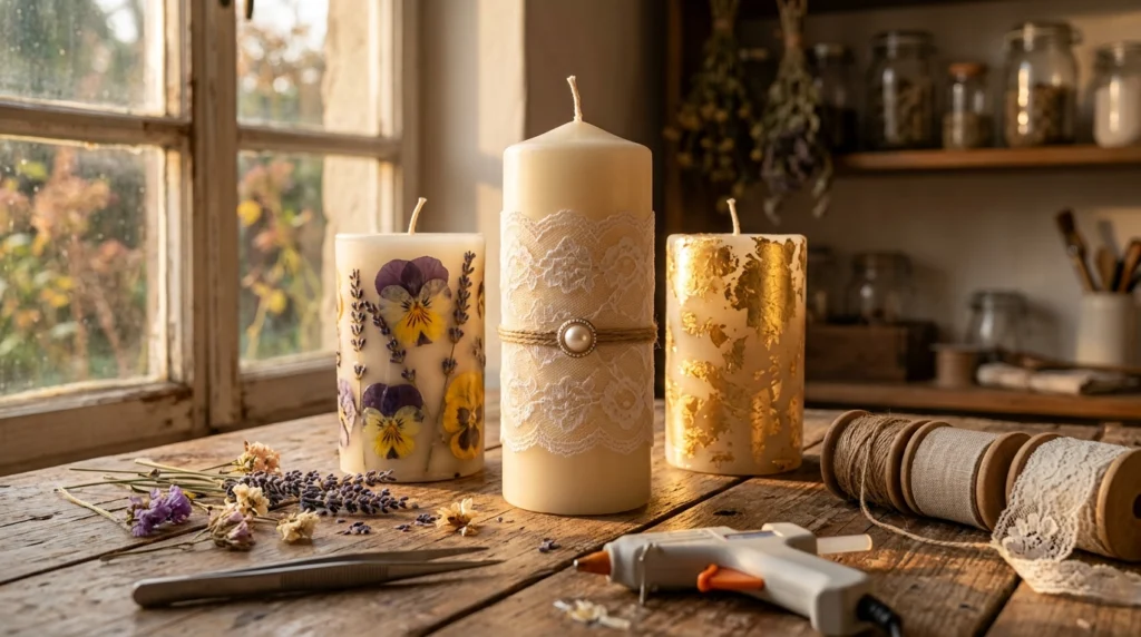 Handmade Candle Decoration Ideas