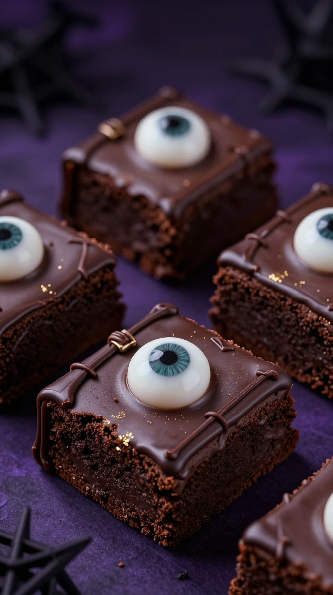 Hocus Pocus Spellbook Fudge Brownie Bite