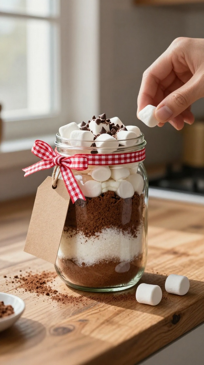 Hot Cocoa Mason Jar Gift