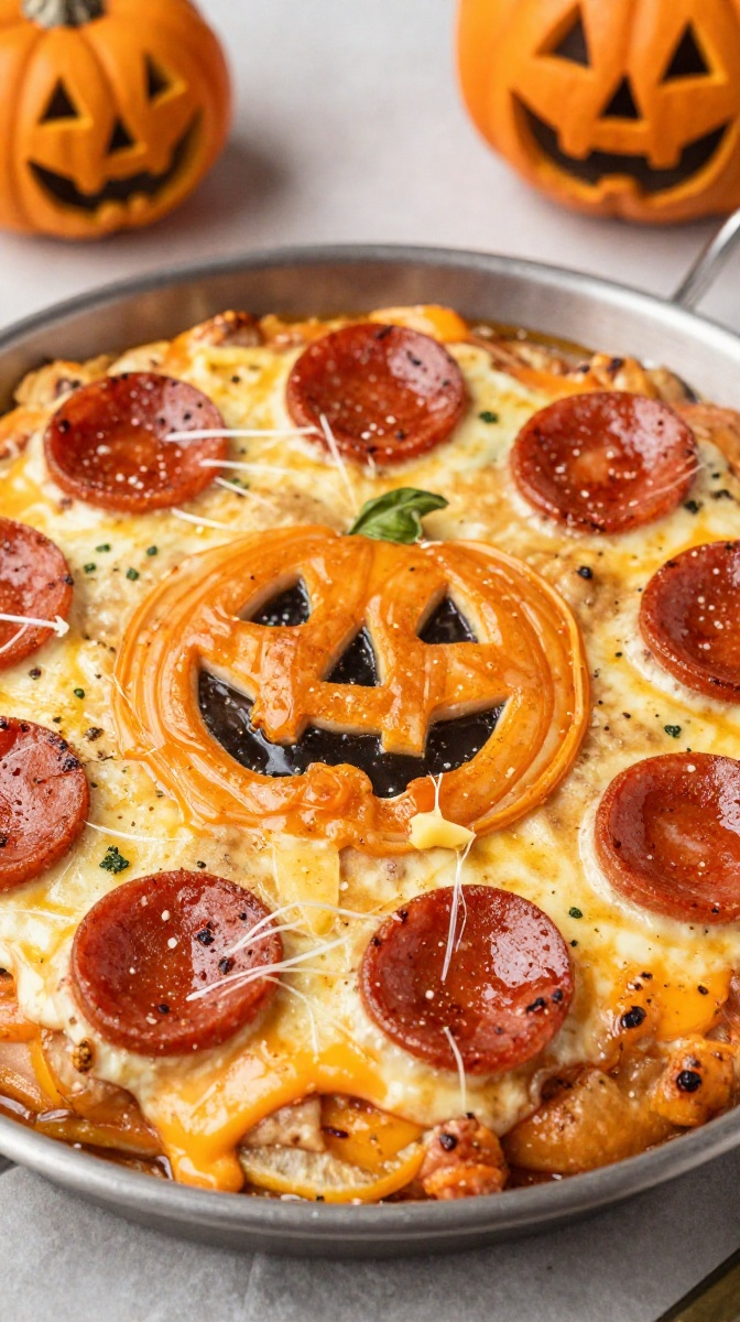 Jack-O’-Lantern Pepperoni Supreme