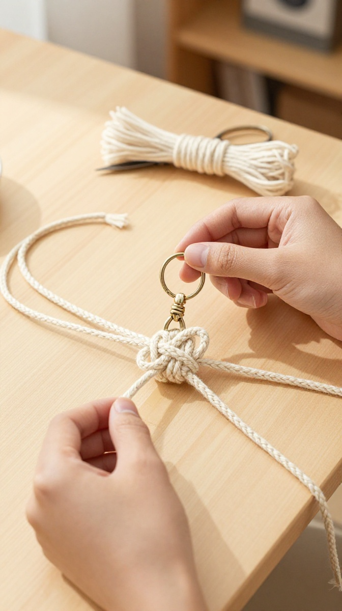 Macrame Keychains for Beginners