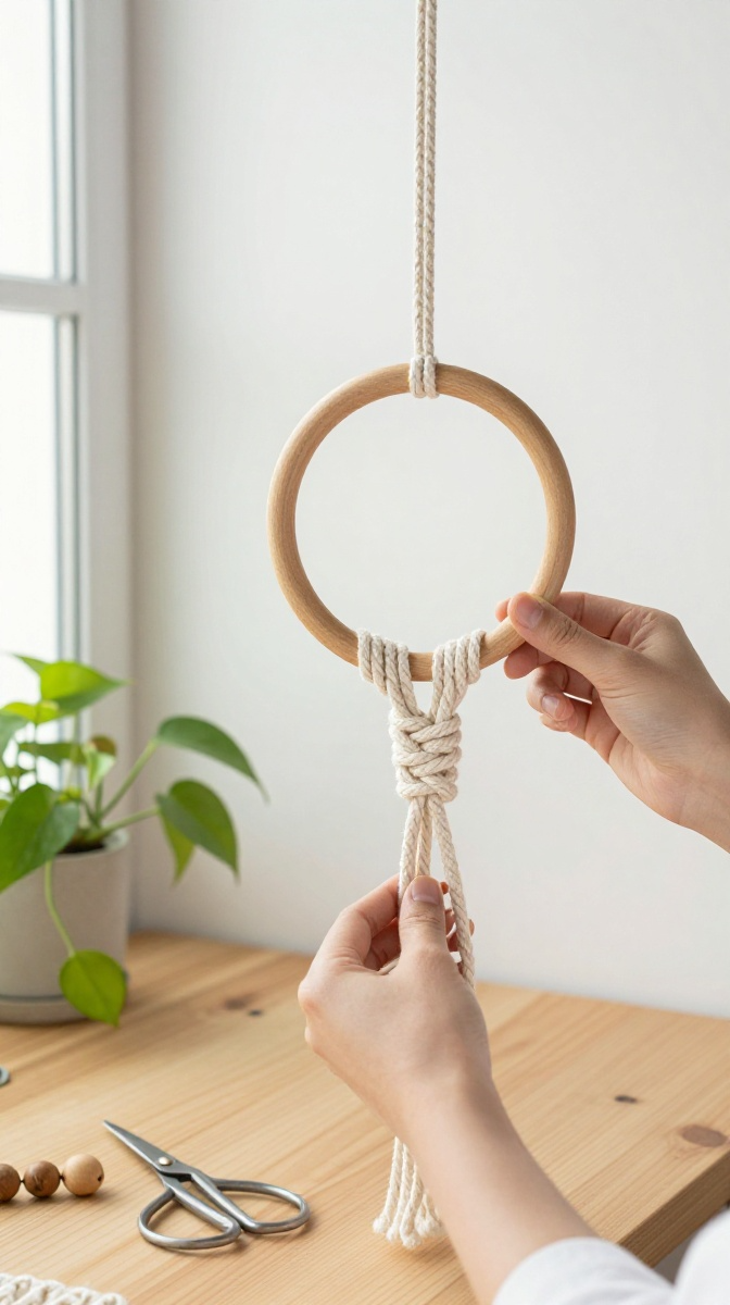 Macramé Plant Hanger for Summer Greenery