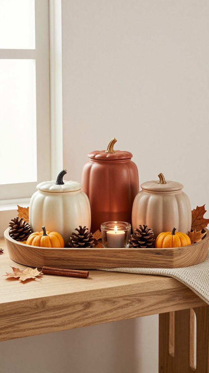 Make a Cozy Fall Tray Display