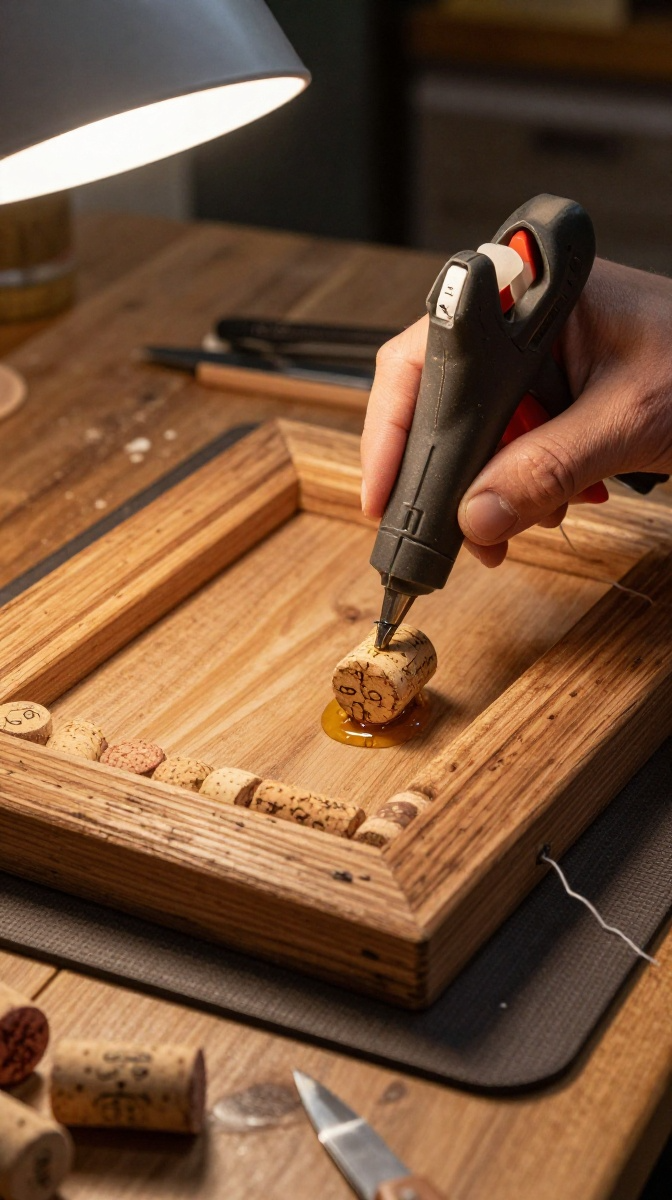 Make a Wine Cork Bulletin Board