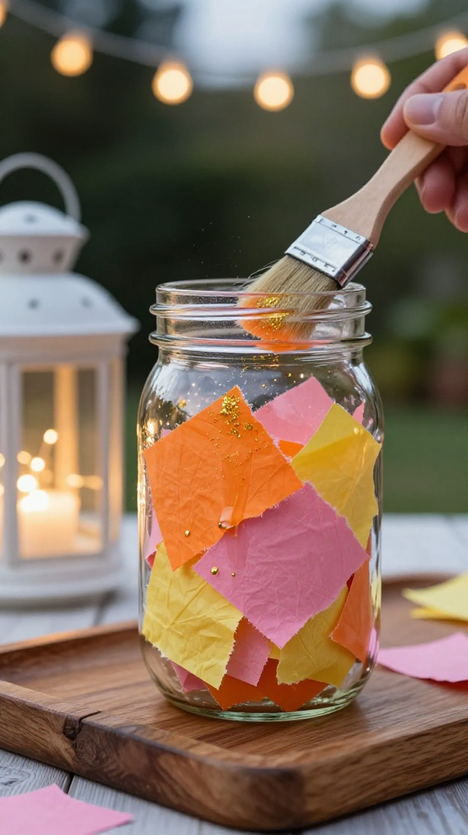 Mason Jar Lanterns for Warm Nights