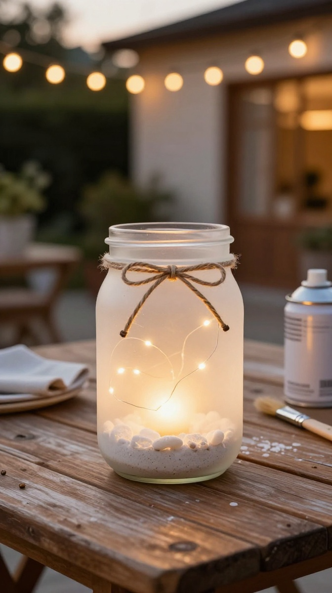 Mason Jar Summer Lanterns