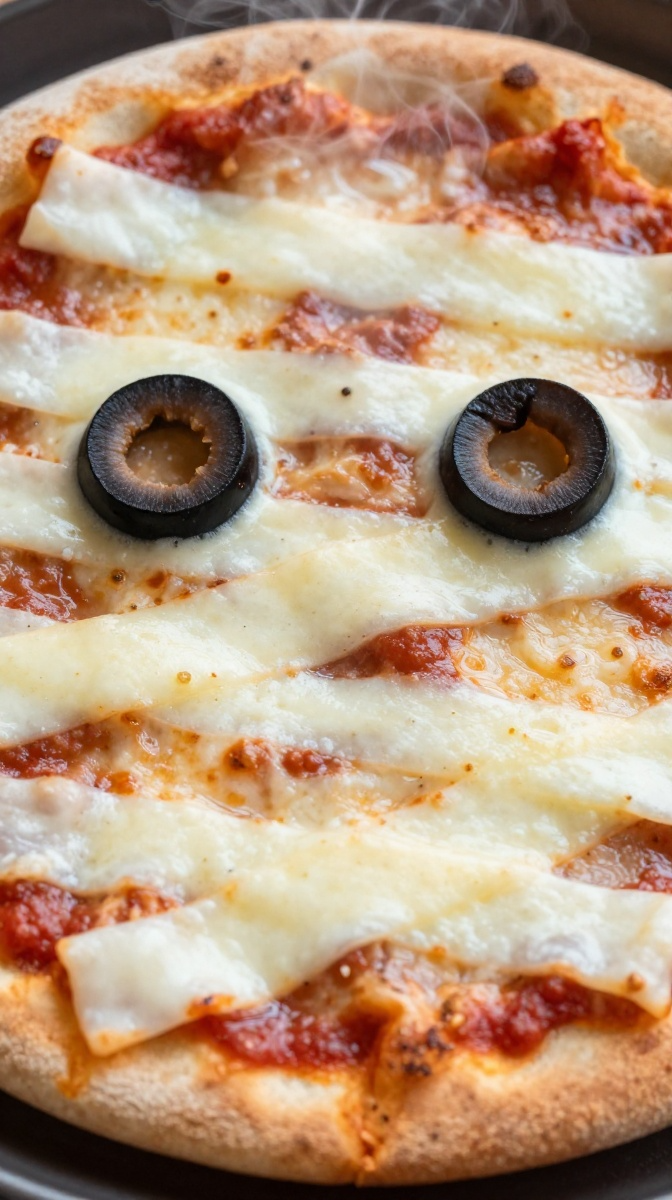 Mini Mummy Pizzas