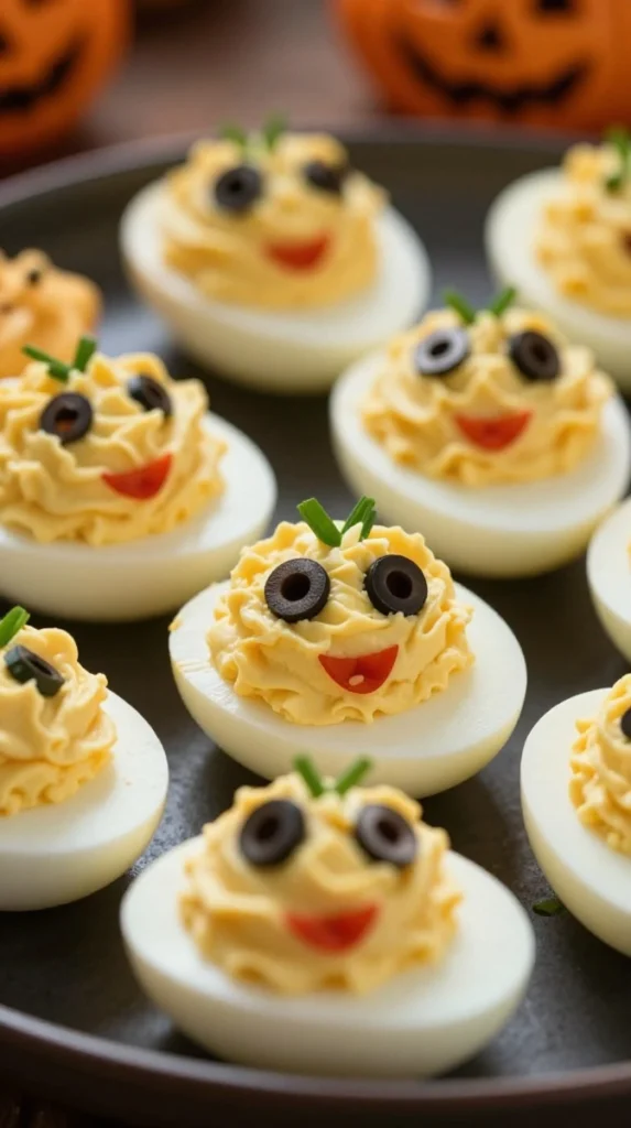 Monster Deviled Eggs
