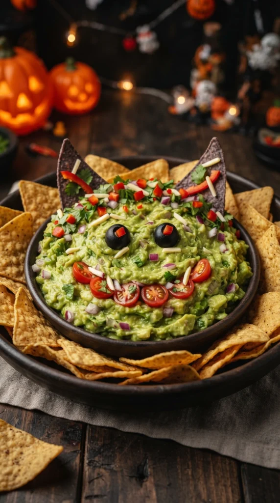 Monster Guacamole with Tortilla Chips