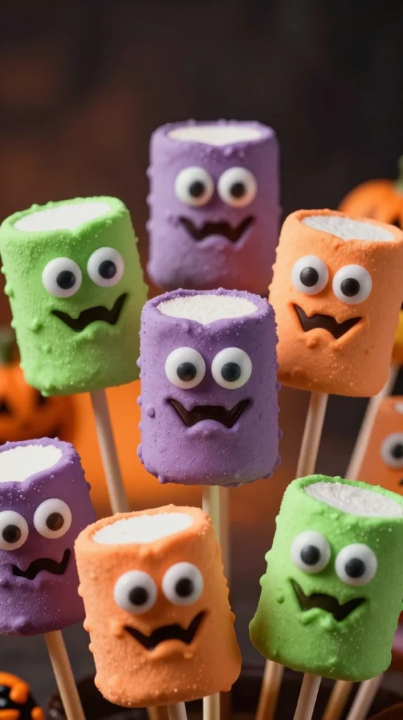 Monster Marshmallow Pops