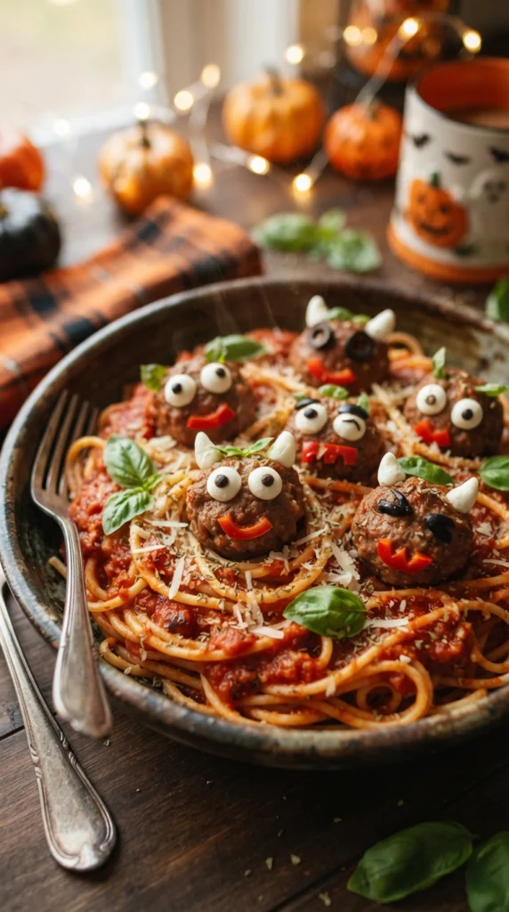 Monster Meatball Spaghetti