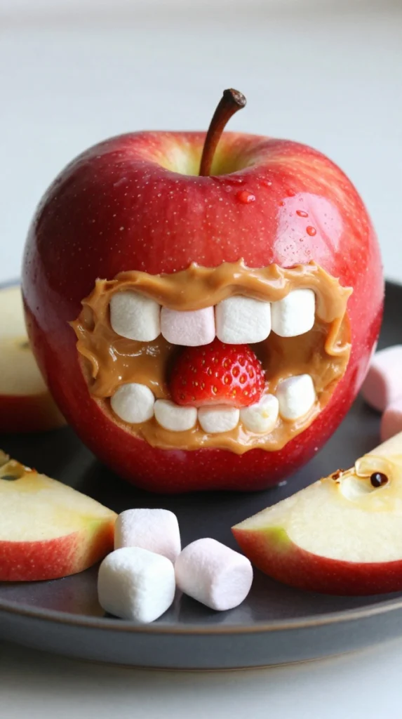 Monster Mouth Apple Slices