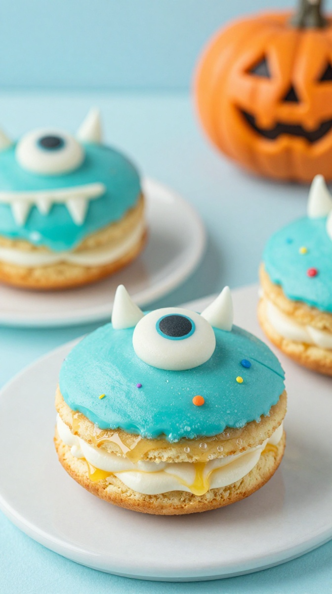Monster Pumpkin Whoopie Pies