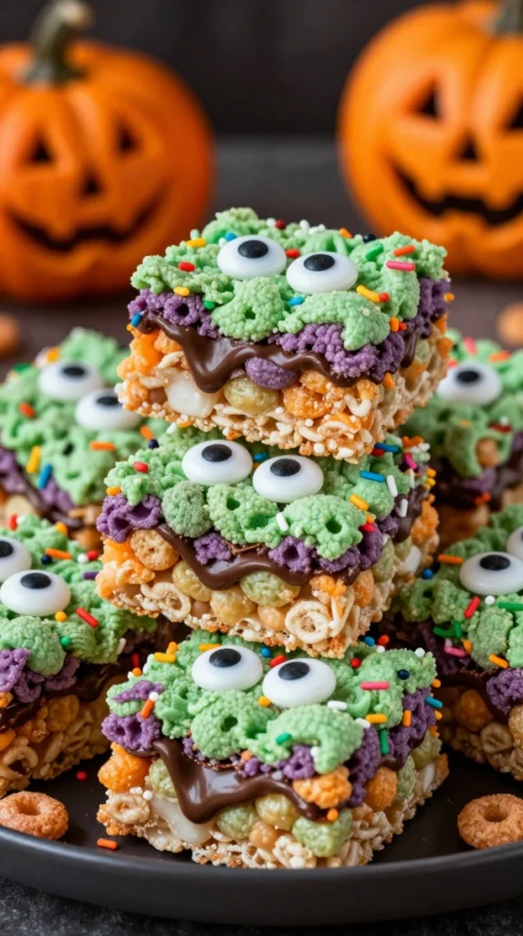 Monster Rice Krispie Treats