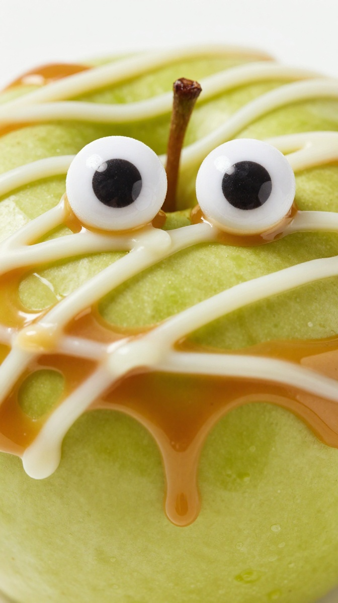 Mummy Apple Slices with Caramel
