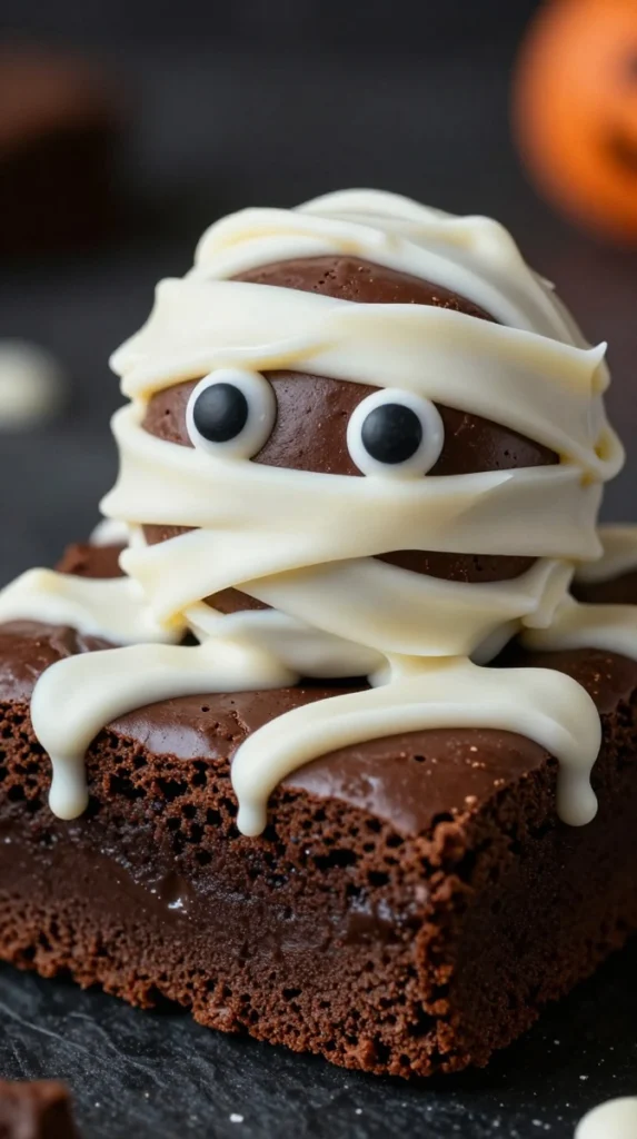 Mummy Brownie Bites