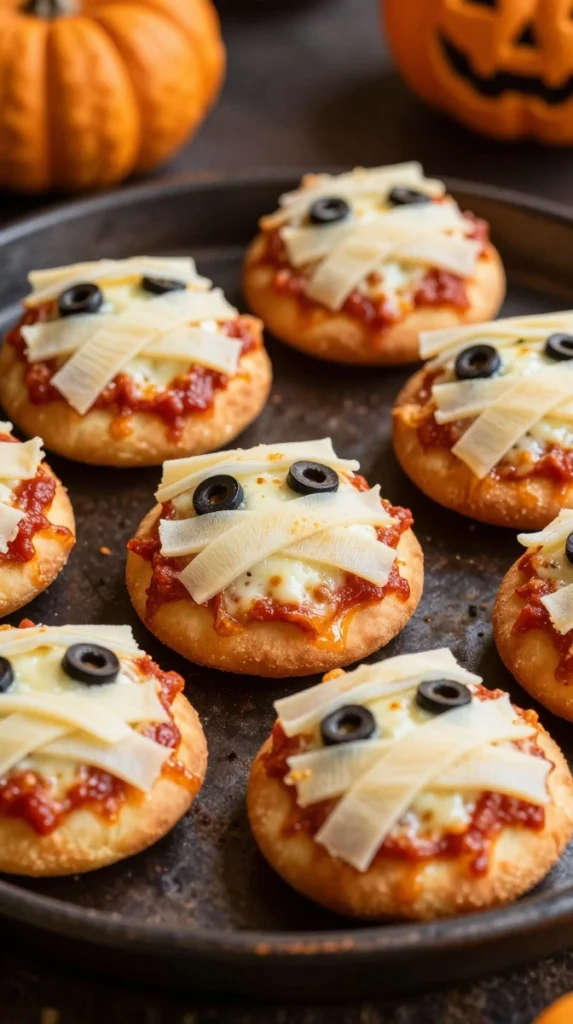 Mummy Mini Pizzas