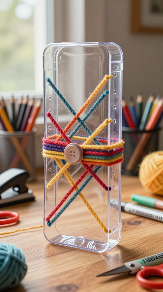 No-Sew Bottle Pencil Case