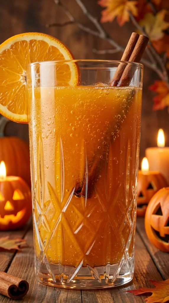 Orange Pumpkin Spice Halloween Punch