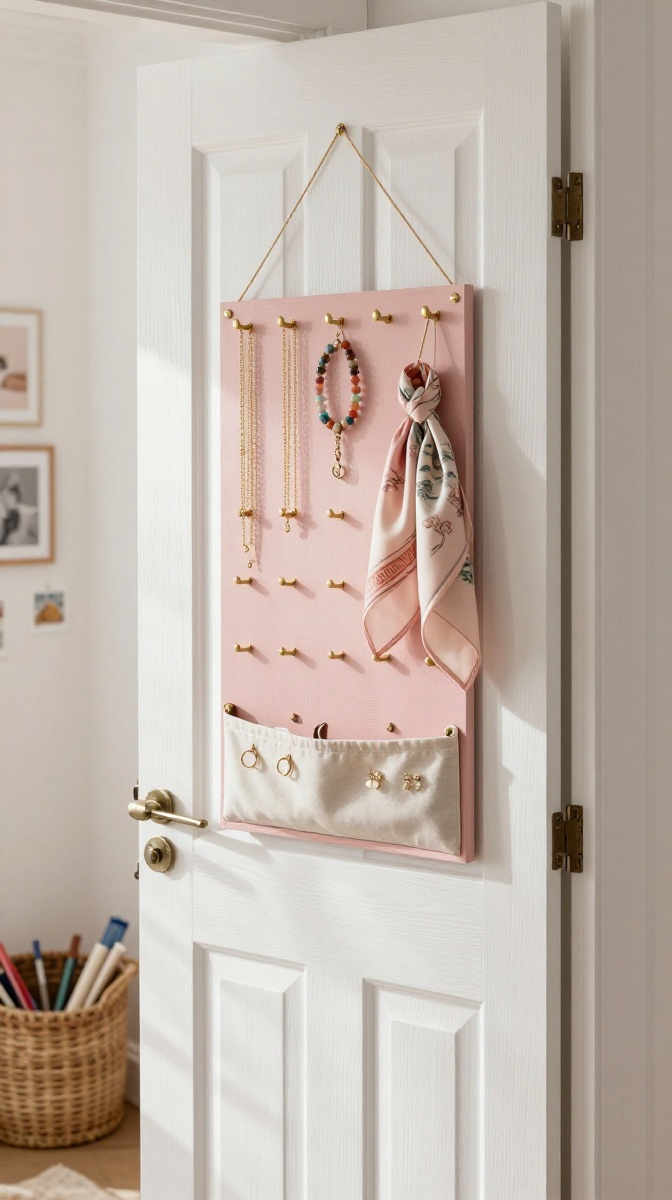 Over-the-Door Jewelry and Accessory Organizer
