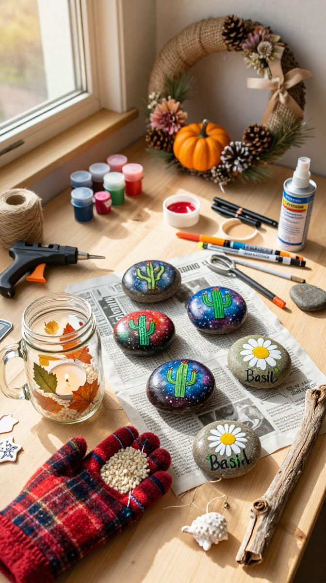 Painted Rocks Tiny Canvases, Big Personality