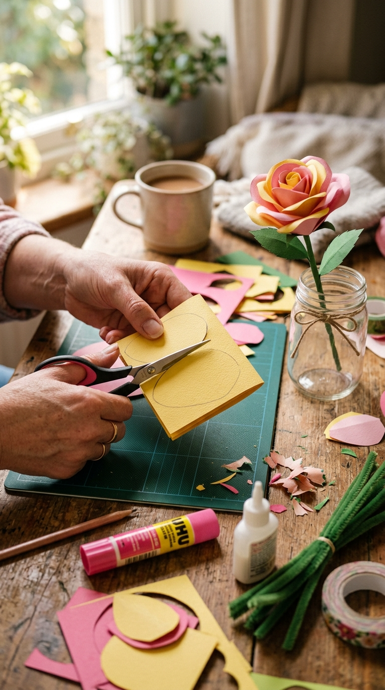 Paper Flower Bouquet That Never Wilts