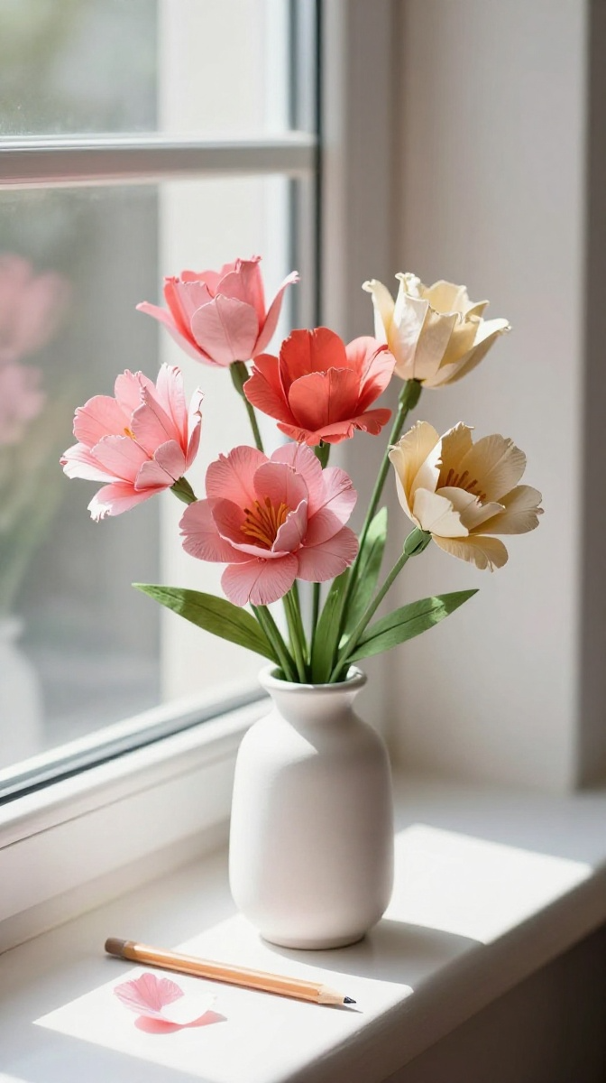 Paper Flowers That Never Wilt