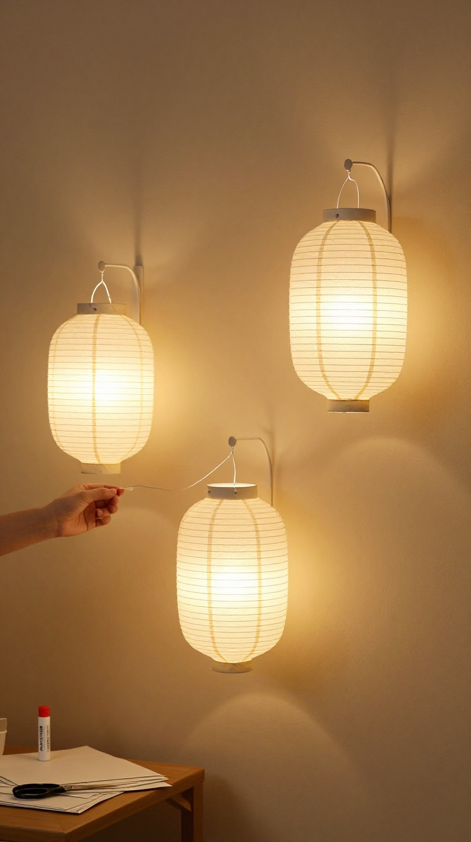 Paper Lantern Wall Sconces