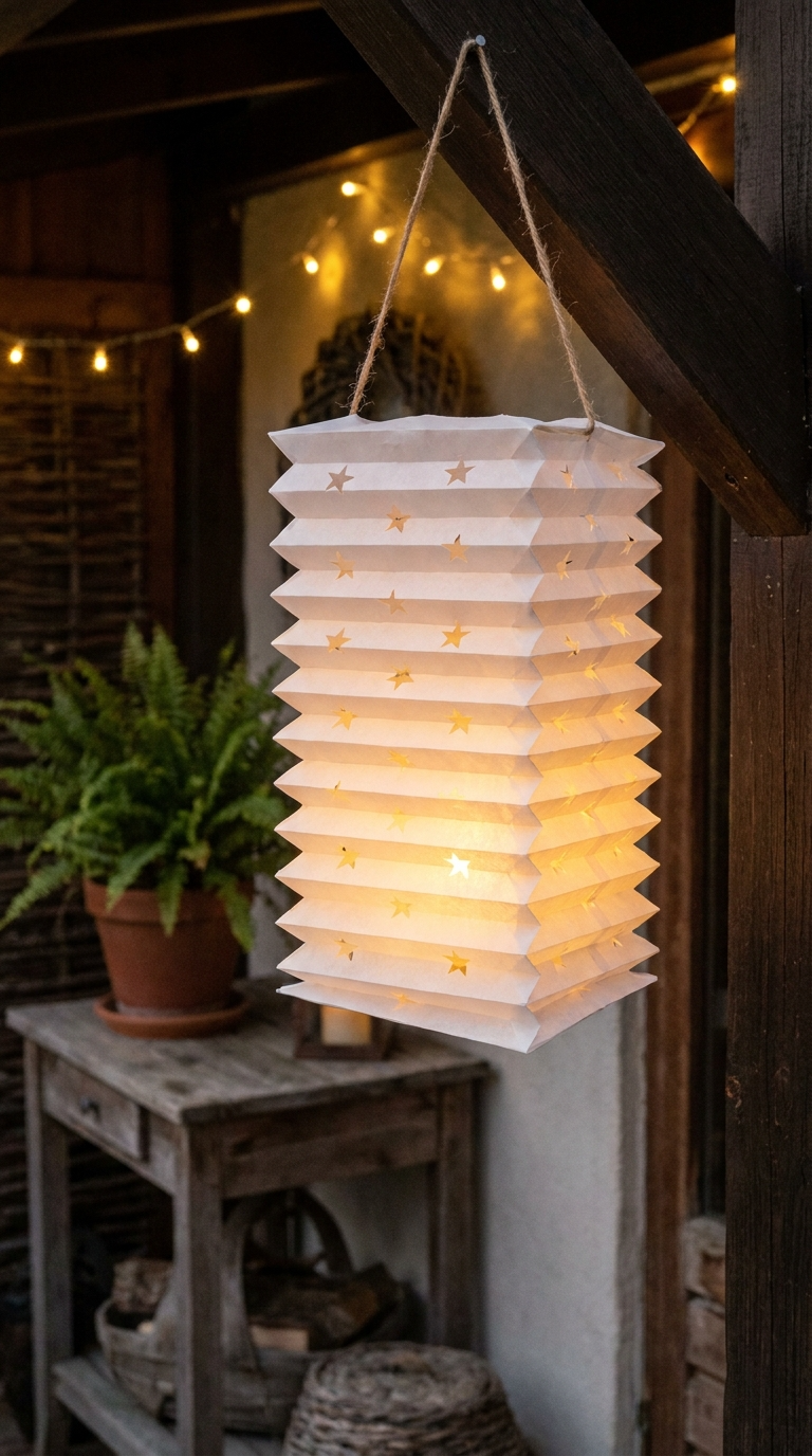 Paper Lanterns That Glow Like Real Ones