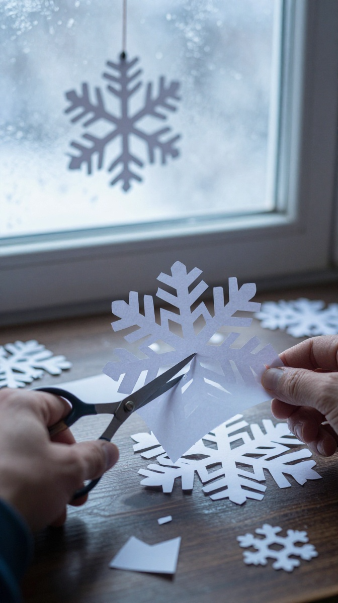 Paper Snowflakes and Wall Art