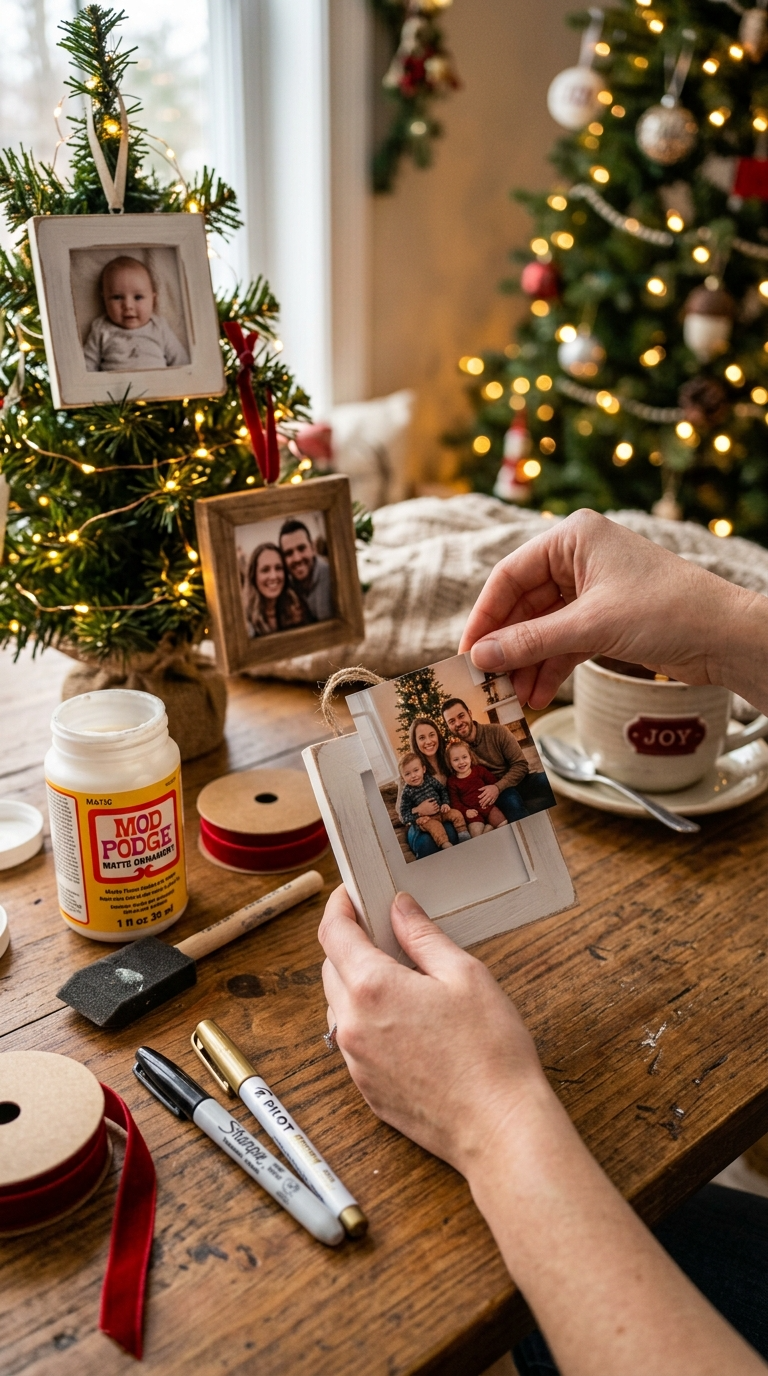 Personalized Photo Frame Ornaments That Pull at Heartstrings